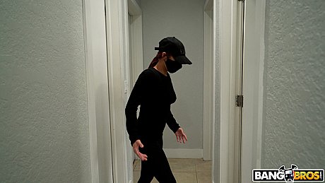 Sexy hispanic thief Kira Perez gets a hardcore pounding during a home break-in - Image 1 of 21  in Ass category   featuring Kira Perez 