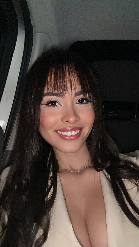 Stunning brunette Nina Carvalhoo sports a winning smile during a SFW shoot - Image 3 of 13  in Model category   featuring Nina Carvalhoo 