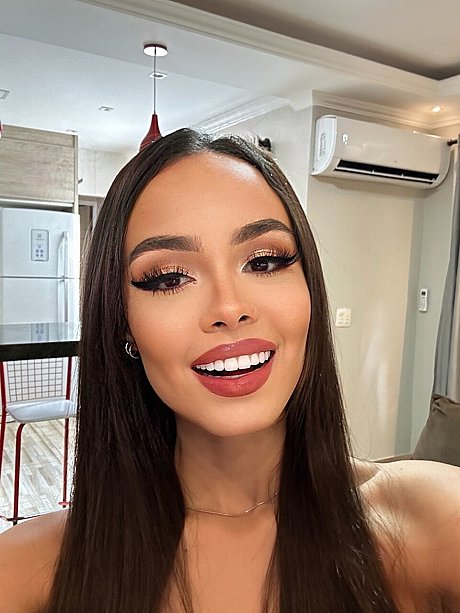 Stunning brunette Nina Carvalhoo sports a winning smile during a SFW shoot - Image 7 of 13  in Model category   featuring Nina Carvalhoo 