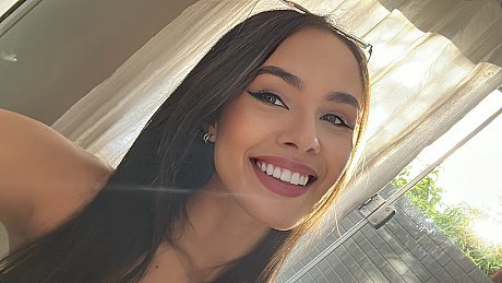 Stunning brunette Nina Carvalhoo sports a winning smile during a SFW shoot - Image 11 of 13  in Model category   featuring Nina Carvalhoo 