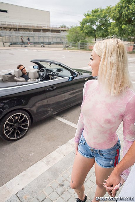 Blonde teen in lacy lingerie Marilyn Sugar takes off her clothes and gets fucked - Image 1 of 21  in Spreading category   featuring Alberto Blanco, Marilyn Sugar 