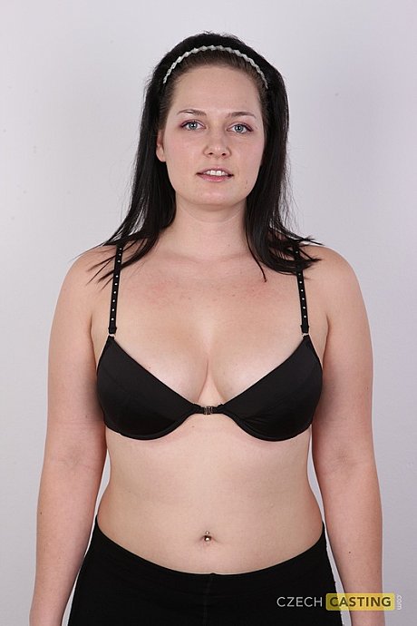 Amateur plumper stands completely nude after removing ebony underwear - Image 4 of 20  in Close Up category   featuring Nela 