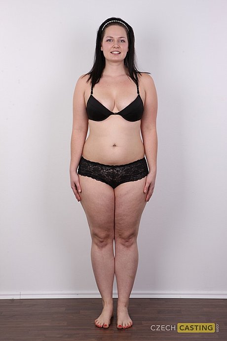 Amateur plumper stands completely nude after removing ebony underwear - Image 5 of 20  in Close Up category   featuring Nela 