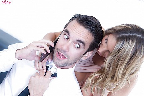 Blondy pornstar August Ames receiving cumshot on butt after banging large cock - Image 2 of 16  in Pussy category   featuring August Ames 