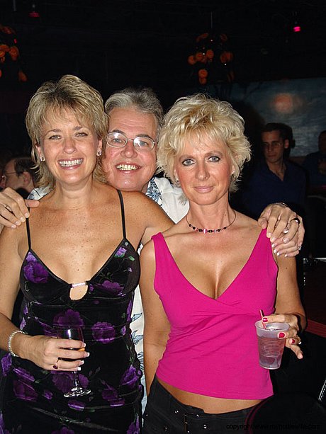 Sexy older amateur Double Dee and hot strippers show their titties in a club - Image 14 of 21  in Amateur category   featuring Tracy Licks, Double Dee, Mandi Sins 