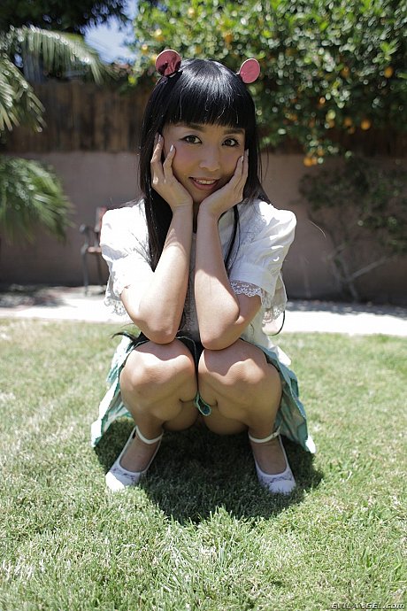 Japanese pornstar Marica Hase takes off her shirt and reveals tiny titties - Image 4 of 19  in Babe category   featuring Marica Hase 