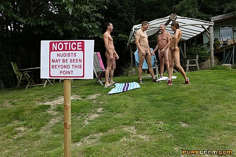 Lovely tasty clothed female students blow off a nudist colony outdoors - Image 1 of 21  in Outdoor category   featuring Satine Spark, Emma Leigh, Tina Kay, Lola Rae 