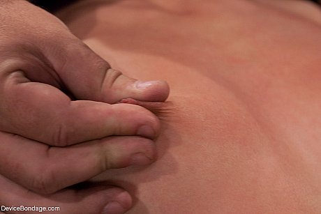 Charming submissive young Jessie Cox gets tied up and boned by a sex machine - Image 8 of 21  in Amateur category   featuring Jessie Cox 