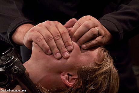 Charming submissive young Jessie Cox gets tied up and boned by a sex machine - Image 15 of 21  in Amateur category   featuring Jessie Cox 