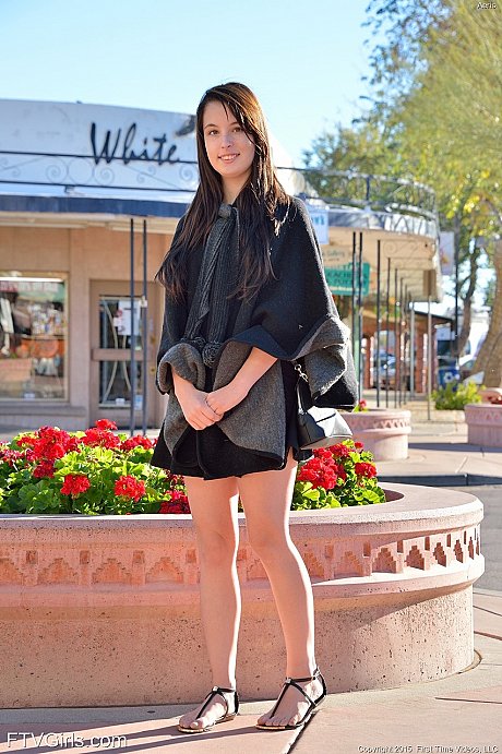 Adorable amateur babe Aeris reveals her pussy in public and masturbates at home - Image 1 of 20  in Pussy category   featuring Aeris 