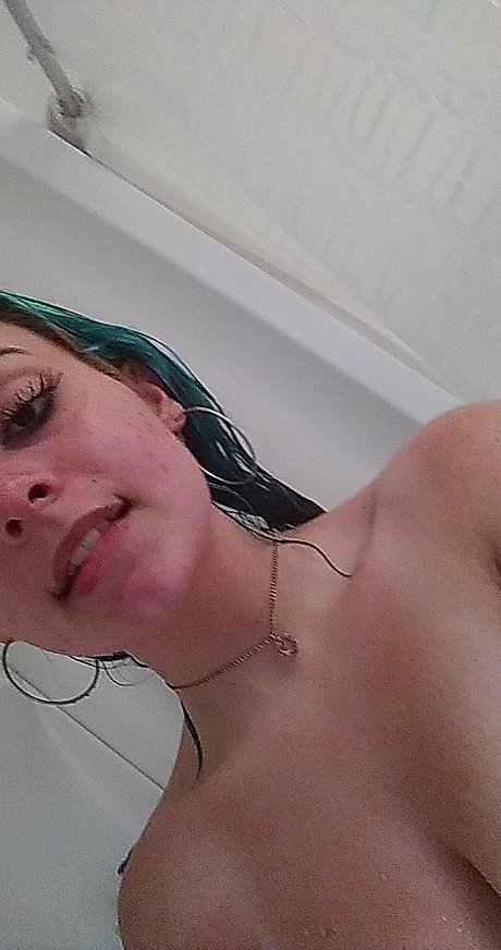 Busty brunette babe shows her stunning enormous tits & her delicious cunt up close