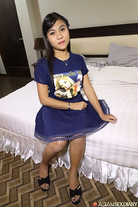 Young teenie asian amateur Noon B removes her skirt and gets sexed in POV sex - Image 2 of 20  in Amateur category   featuring Noon B 