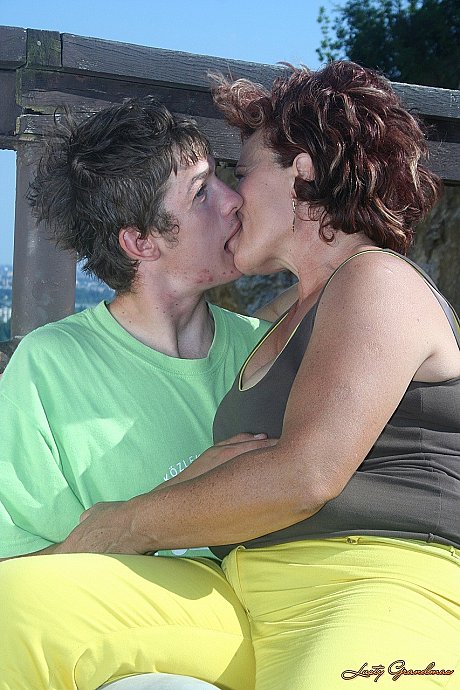 Grandmother with big melons Manyika gets sexed and jizzed by a young young hubby man lover outdoors - Image 5 of 16  in Pussy category   featuring Manyika 