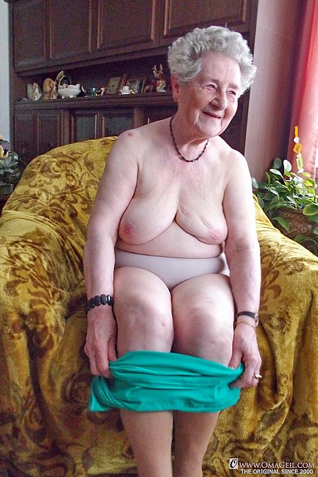 Curly-haired old lady Pitschka flaunts her saggy boobies in her compilation - Image 1 of 21  in Thick category   featuring Pitschka 