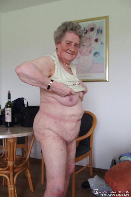 Curly-haired old lady Pitschka flaunts her saggy boobies in her compilation - Image 12 of 21  in Thick category   featuring Pitschka 