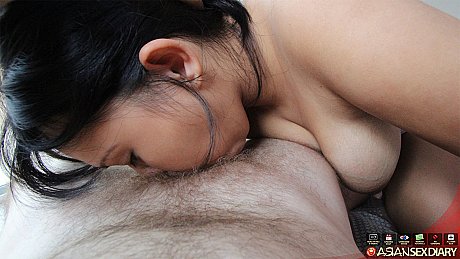 Chinese whore lady with big tits and nipples pleasures a Farang in POV mode - Image 14 of 15  in Pussy category   featuring Carlyn 