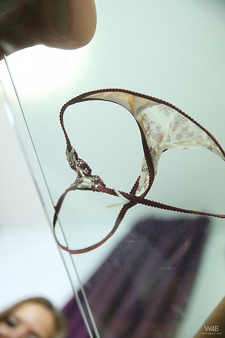 Ravishing sweetheart Clover shows her small titties and hot booty on a bed - Image 18 of 20  in Masturbation category   featuring Katya Clover 