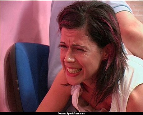 Thin chick girl girl has her unprotected butt thrashed to a pulp in a painful manner - Image 3 of 12  in Pussy category  