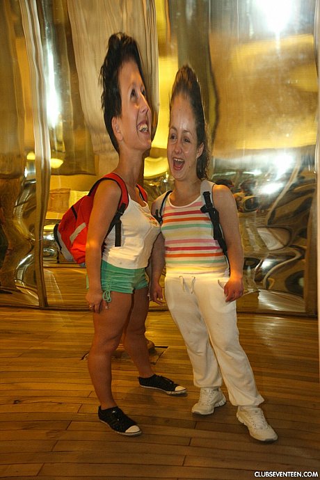 Lesbians Nicoletta H & Christina J taste & massage each other's cunts outside - Image 2 of 21  in Lesbian category   featuring Emilya Argan 