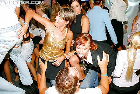 Sperm hungry European gals showing off their schlong swallowing skills - Image 5 of 16  in Blowjob category   featuring Sara, Tatiana Milovani, Roxyn 