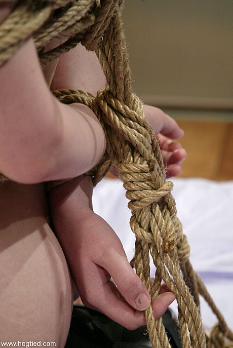 Blondy young Star gets tied up and watched while riding a sybian - Image 20 of 20  in Big Clit category   featuring Star 