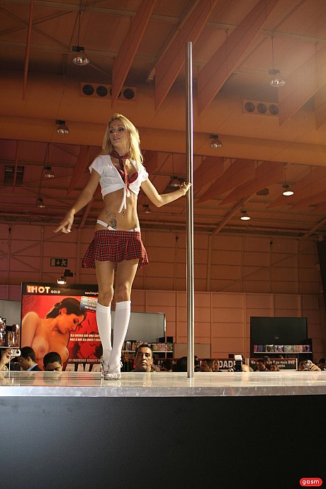 Portuguese pole dancer Erica Fontes gives her handsome client a lap dance - Image 2 of 15  in Amateur category   featuring Erica Fontes 