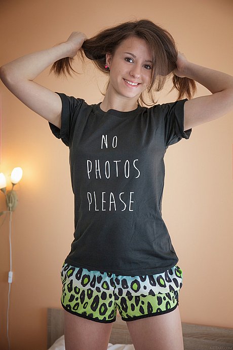 Gorgeous American Cameran undresses and shows her pretty body in a solo - Image 5 of 20  in Model category   featuring Gabriella Varvara 