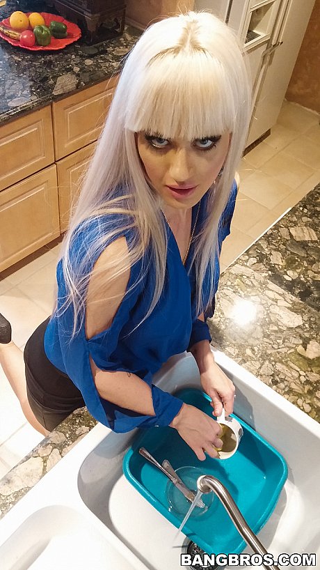 Yellow-haired MILF with fake breasts Kacy Lane and her stepdaughter share a rod - Image 1 of 21  in Amateur category   featuring Kacy Lane, Alex Legend, Holly Heart 