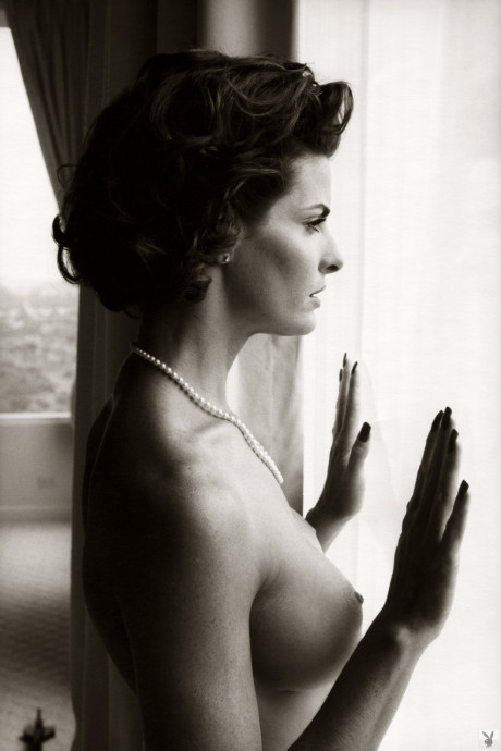 61 yo centerfold Joan Severance posing naked in a hot vintage shoot