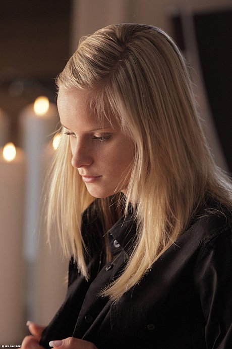 Horny blonde gf Mary sucks her bf hard enormous dick and mounts it - Image 1 of 16  in Big Cock category   featuring Marry Queen 