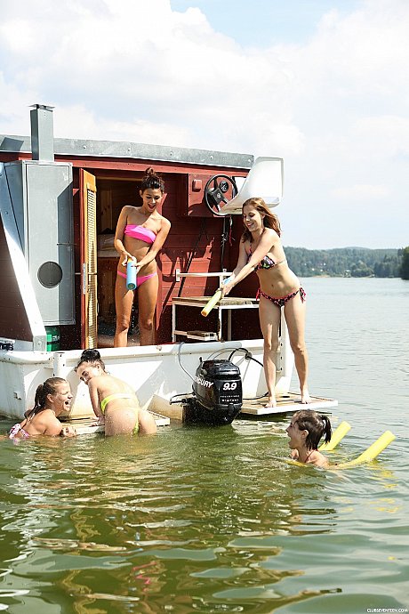 Lovely Czech teenie Sara Kay & her GFs teasing all naked at a sleazy beach party - Image 13 of 20  in Lesbian category   featuring Nicole Love, Keira, Antonia Sainz, Ana Bell Evans, Sara Kay 