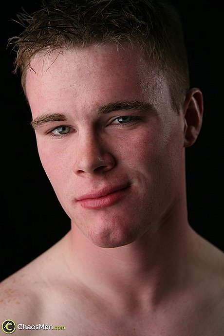 Teenage gay model Scott strips in a solo & displays his inked body & gigantic penis - Image 13 of 21  in Gay category  