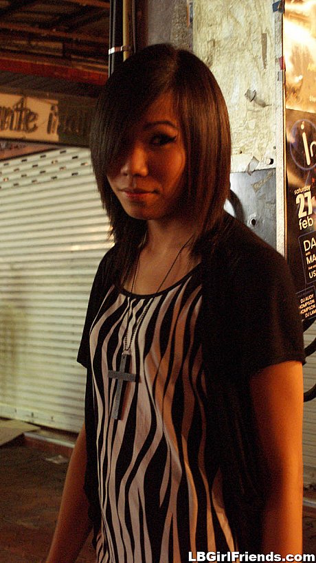 Horny sleazy tgirl street hookers in Thailand pose clothed in attractive slutwear - Image 16 of 17  in Ladyboy category  
