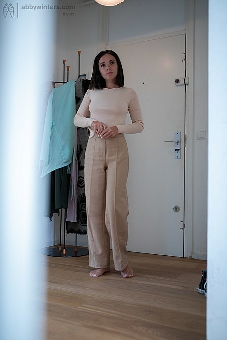 Amateur Eve S reveals her natural tits and nice butt while dressing in her room - Image 19 of 20  in Legs category   featuring Eve Sweet 