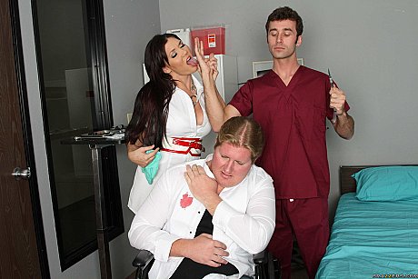 Sweet nurse with a large butt Claire Dames gets her anus stuffed deeply - Image 1 of 21  in Ass category   featuring James Deen, Claire Dames 