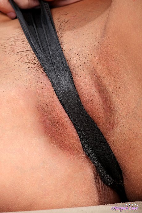 Yellow-haired honey in fishnets Aaliyah Love toys her tasty cunt in a solo - Gallery #43714