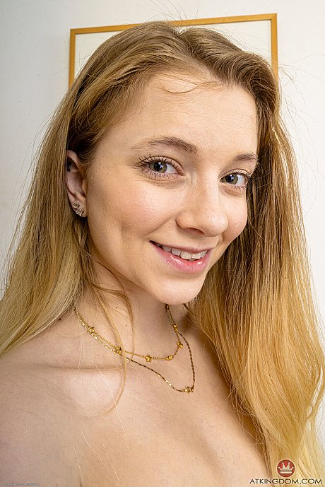 Slim teenie Riley Star lifts her dress up and spreads her delicious swollen snatch - Image 16 of 20  in Pussy category   featuring Riley Star 