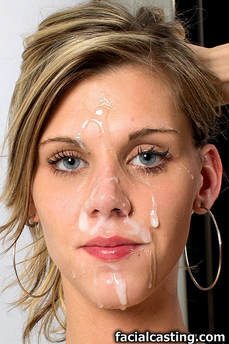 Thin blondy swallowing a humongous schlong and taking a monster facial at the casting - Image 15 of 20  in Pussy category   featuring Sindy Vega 