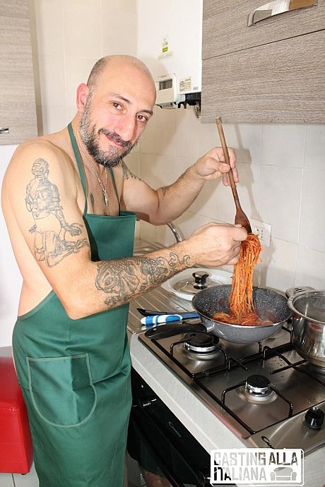 Hardcore whore in lace undergarment gets pussy slammed on table by tattooed chef - Image 14 of 16  in Pussy category   featuring Omar Galanti, Mila Ramos 