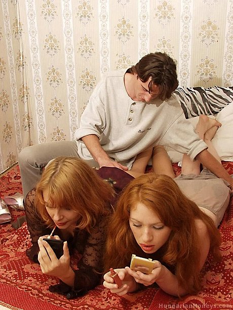 Slutty ginger head Ludmilla Habibulina cuckolds her boy with a lesbian - Image 2 of 21  in Pantyhose category   featuring Ludmilla Habibulina 