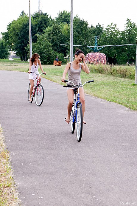 Sweet model Irina J poses fully clothed and booty undressed in her compilation - Image 4 of 20  in Lesbian category   featuring Irina J