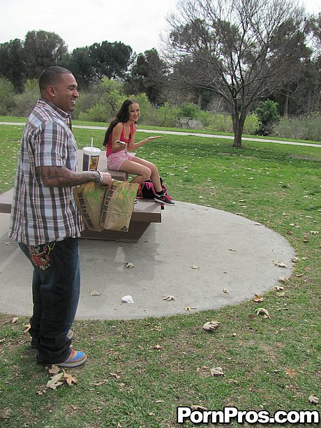 Dark haired oriental with tiny breasts Amai Liu gets poked and facialized - Image 3 of 21  in Pussy category   featuring Amai Liu 