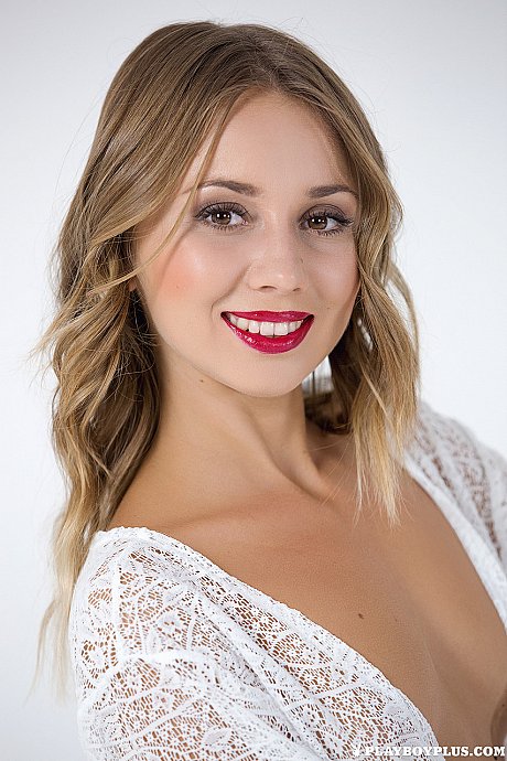 Winsome sexpot Linda poses on camera dressed in cute white lingerie - Image 3 of 10  in Model category   featuring Linda 