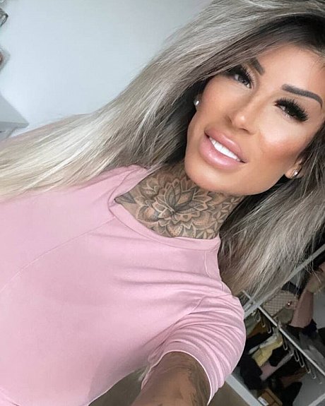 Inked glamour babe flashes her juicy boobs while showing off her tattoos - Image 6 of 14  in Model category  