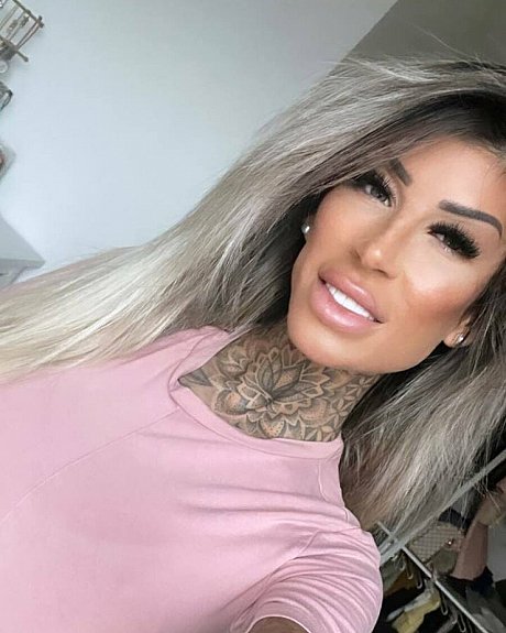 Inked glamour babe flashes her juicy boobs while showing off her tattoos - Image 10 of 14  in Model category  