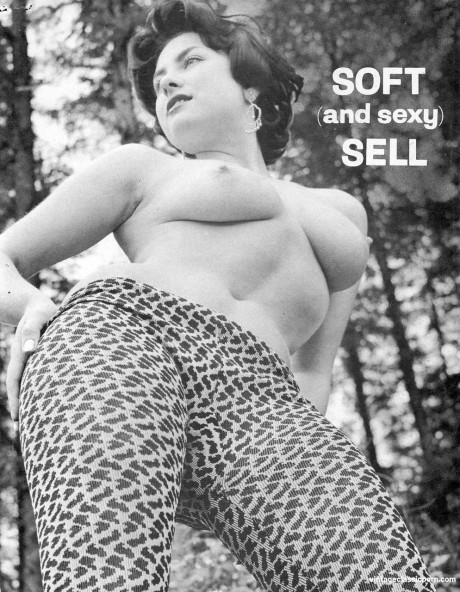 Brunette model June Palmer exposes her natural boobies in her vintage compilation - #1547434
