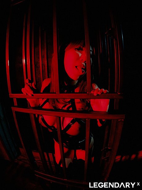 Nicole Doshi and Vic Marie give a double oral sex during BDSM play - Image 3 of 12  in Asian category   featuring Nicole Doshi, Vic Marie 