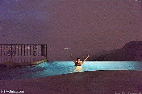 Glamorous babe Whitney teasing with her cute legs & thighs in a black outfit - Image 19 of 20  in Babe category   featuring Whitney Wright 