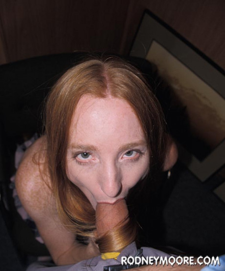 Redheaded vixen Anna loves a hot POV fuck & receives a facial - #858358