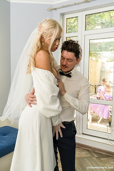 Sleazy blonde bride kisses her best husband man stud and takes his meat in white nylons - Image 12 of 21  in Pussy category   featuring Martin Spell, Novella Night, Alice Flore, Angel Rai, Jane White, Avrora Murai, Olivia Trunk, Murkovski Showl, Cristafeer Robien 